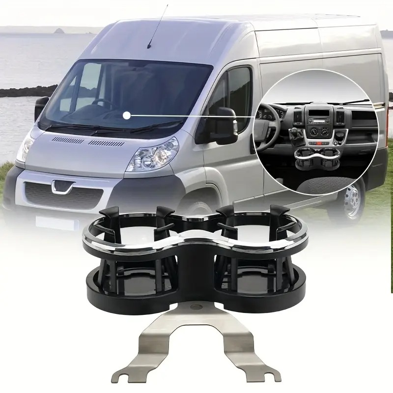 Car Accessories - ที่วางแก้วน้ำในรถยนต์ ที่วางขวดน้ำ อุปกรณ์จัดเก็บภายในรถยนต์ สำหรับ Peugeot Boxer