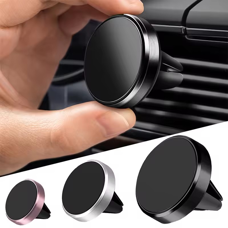 Magnetic Phone Holder For Car Vent - ที่ยึดโทรศัพท์มือถือในรถยนต์แบบแม่เหล็กติดช่องแอร์ สำหรับ iPhone 16 15 14