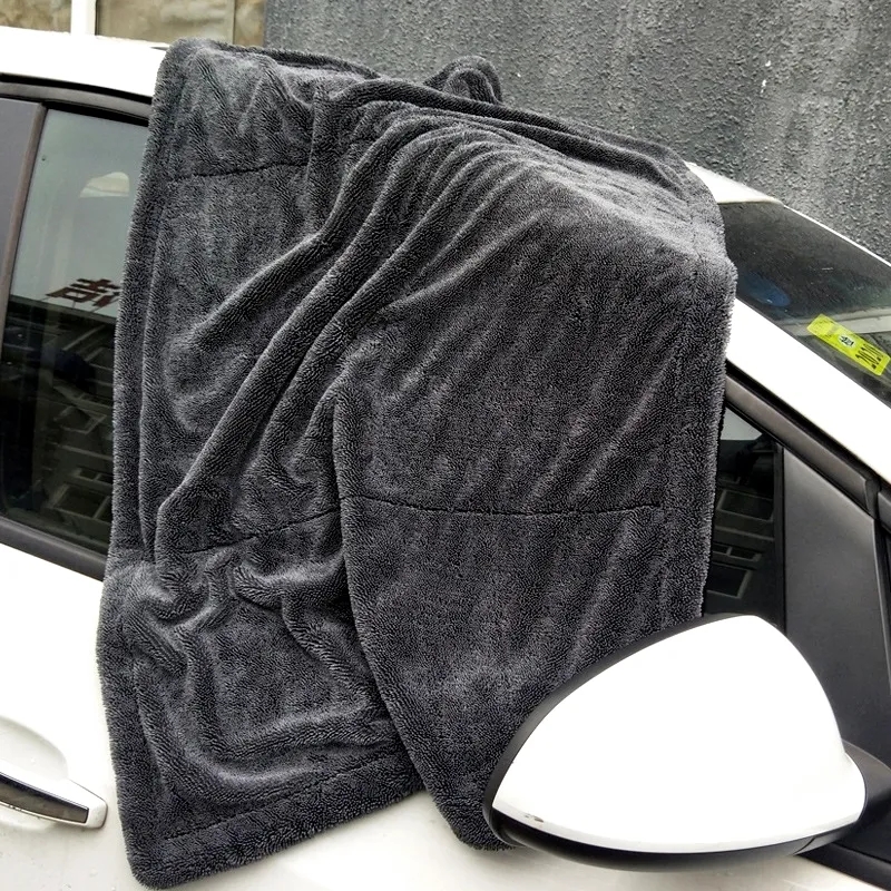 Microfiber Car Drying Towel Super Absorbent - ผ้าขนหนูล้างรถไมโครไฟเบอร์แห้งคู่ไมโครไฟเบอร์ดูแลรายละเอียดทำความสะอาดอัตโนมัติผ้าดูดซับซุปเปอร์