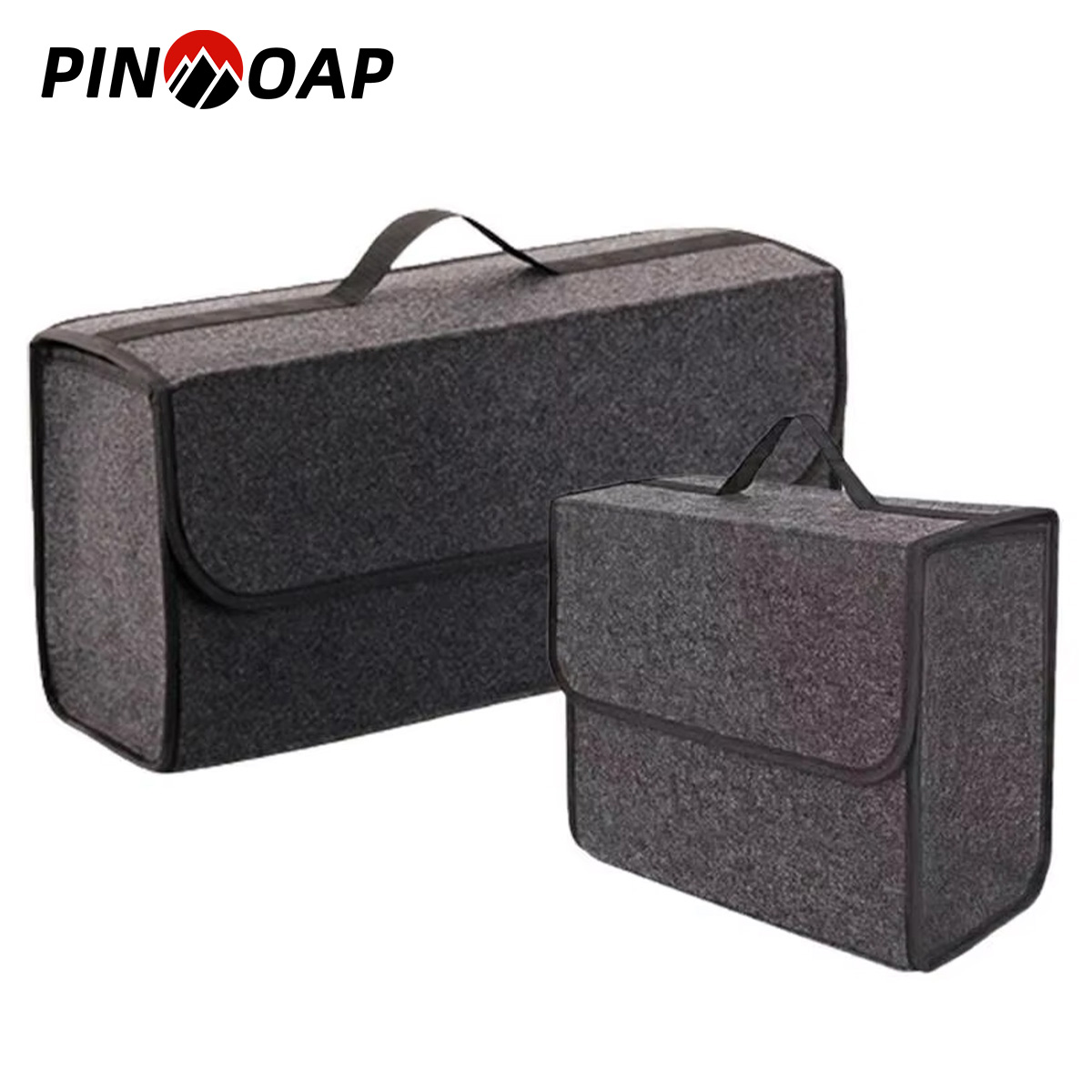 Car Trunk Organizer Foldable Storage Box - รถTrunk Organizerจัดเก็บคอนเทนเนอร์กระเป๋าแบบพกพารถTrunk Feltกล่องเก็บอุปกรณ์ตกแต่งภายในอัตโนมัติ