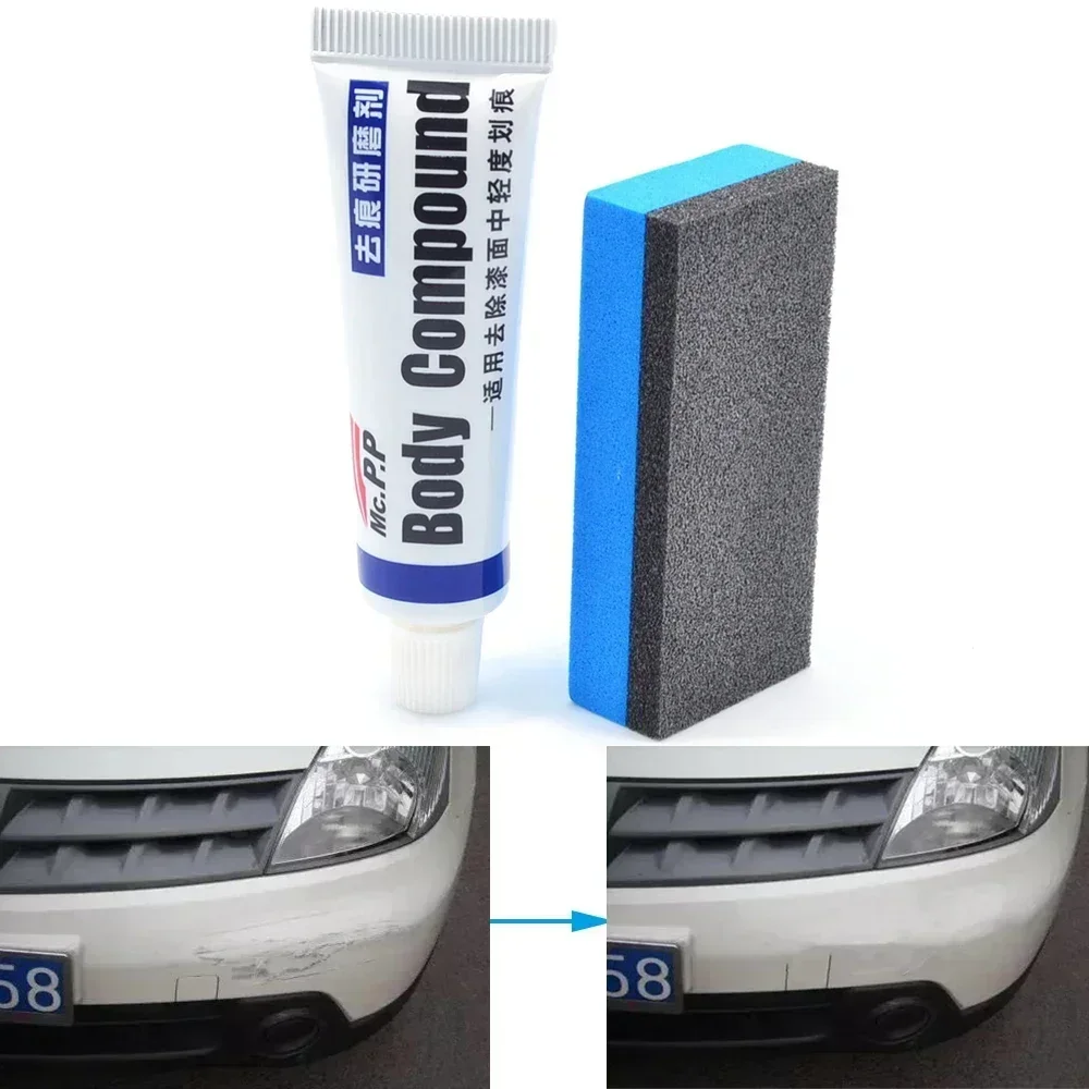 Car Scratch Repair Polishing Wax Paste - ชุดซ่อมรอยขีดข่วนแว๊กซ์แต่งรถ1ชุดชุดอุปกรณ์ขัดตัวถังรถยนต์ที่ขัดและเจียรนัยสีรถยนต์ขัดเงาดูแลรถยนต์