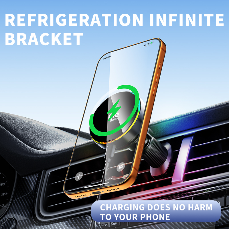 qi2.2 25W ที่ชาร์จไร้สายในรถยน - Magnetic Phone Holder For Car Vent บทวิจารณ์และราคา