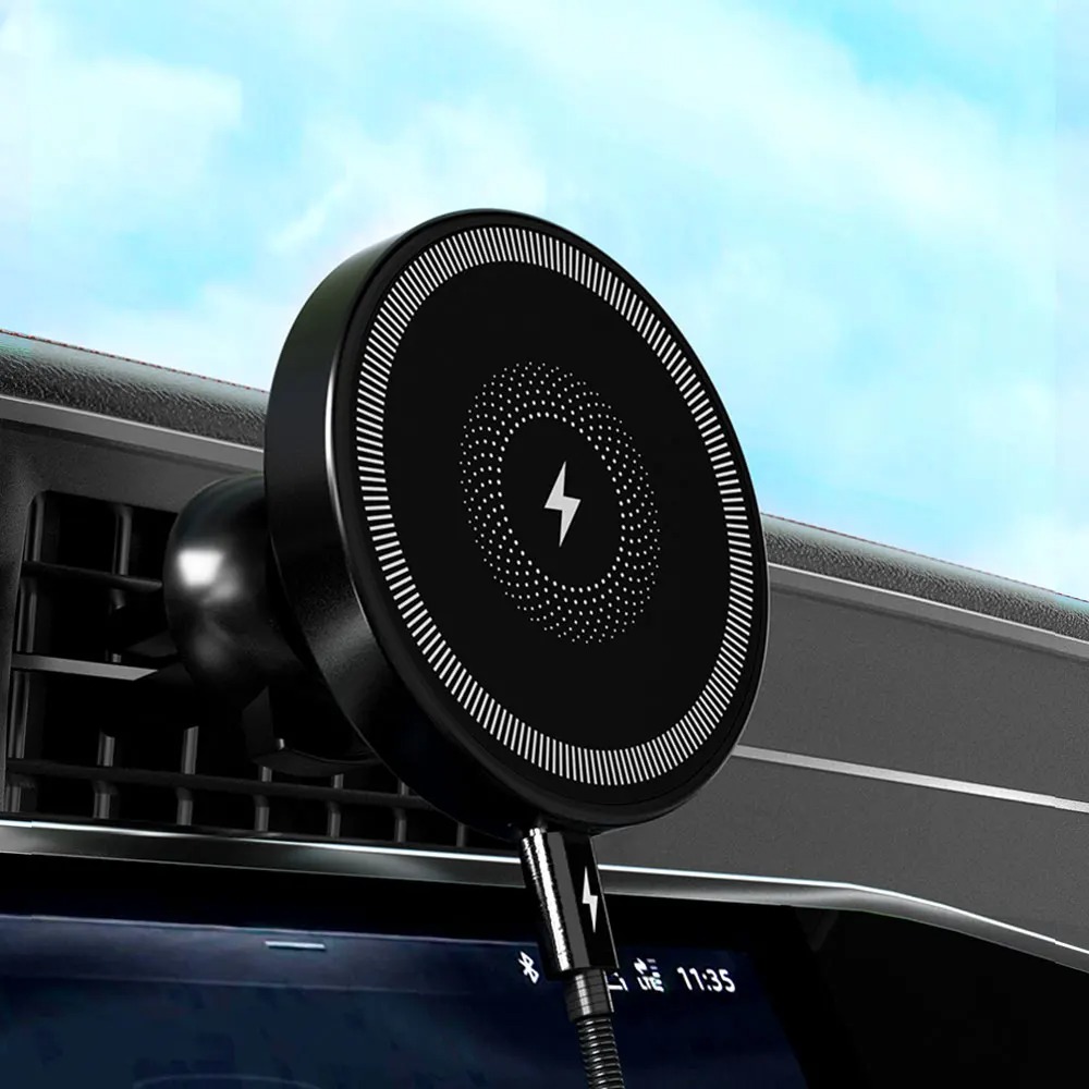 แท่นชาร์จไร้สายแม่เหล็กในรถยนต - Wireless Car Charger Mount Fast Charging บทวิจารณ์และราคา