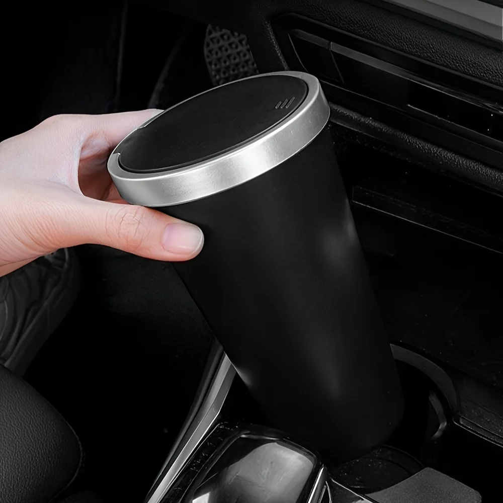 สําหรับถ้วยผู้ถือเก็บขนาดกะทัด - Waterproof Car Trash Can With Lid บทวิจารณ์และราคา