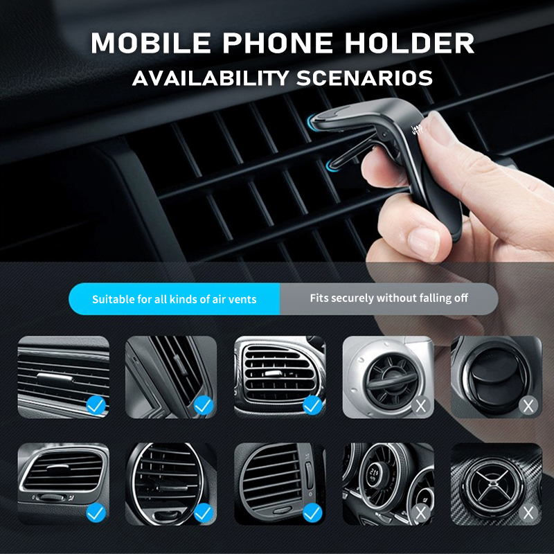 ที่ยึดโทรศัพท์แบบหมุนได้ด้วยแม - Magnetic Phone Holder For Car Vent บทวิจารณ์และราคา