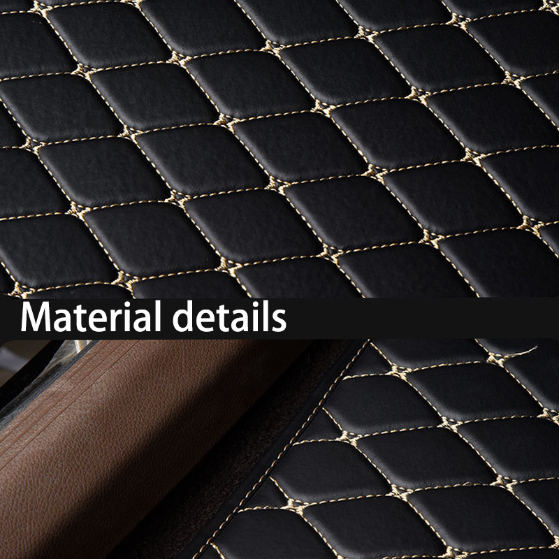 5 ชิ้น แผ่นรองพื้นรถยนต์หนัง P - Car Floor Mats Universal Waterproof Leather บทวิจารณ์และราคา