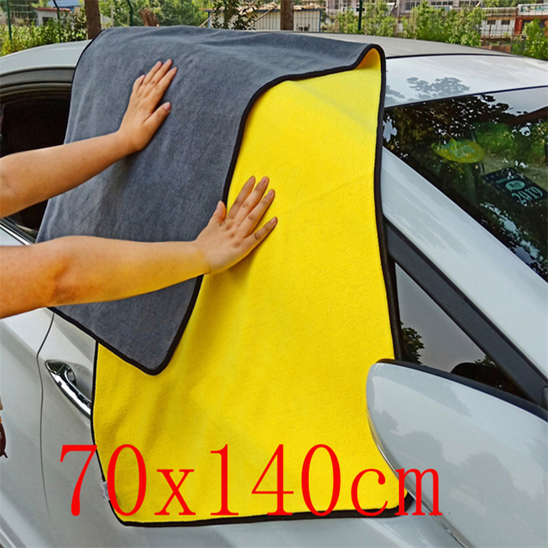 Big Car Wash ผ้าขนหนูไมโครไฟเบ - Microfiber Car Drying Towel Super Absorbent บทวิจารณ์และราคา