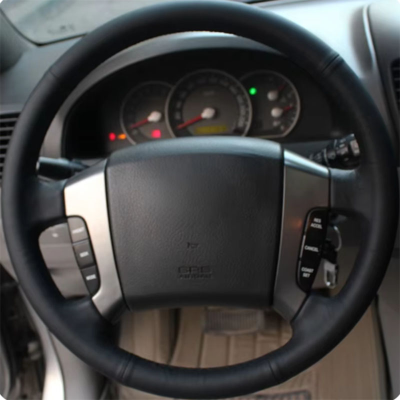 สำหรับ Kia Sorento 2003-2009 ป - Car Steering Wheel Cover Anti Slip Breathable บทวิจารณ์และราคา
