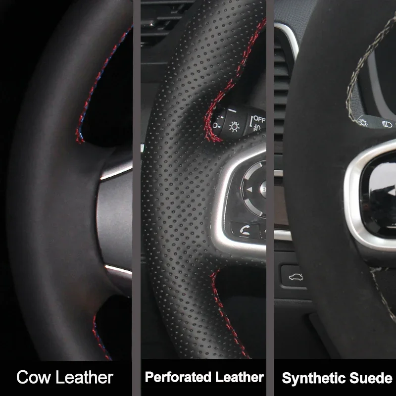 สำหรับ Kia Sorento 2003-2009 ป - Car Steering Wheel Cover Anti Slip Breathable บทวิจารณ์และราคา