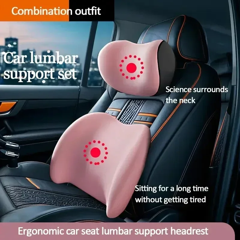 หมอนรองคอในรถยนต์อเนกประสงค์,  - Memory Foam Car Neck Pillow Lumbar Support บทวิจารณ์และราคา