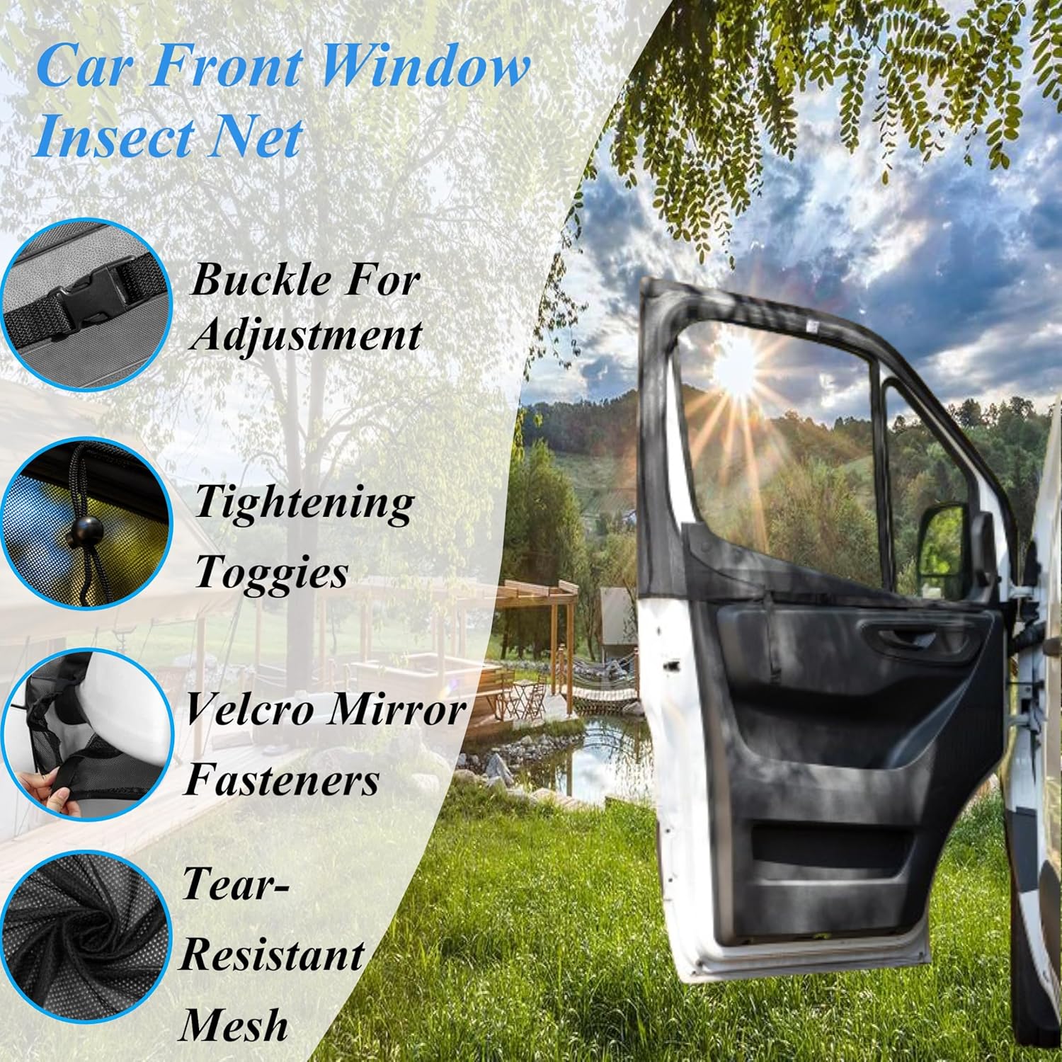 มุ้งกันแมลงสำหรับหน้าต่างรถบ้า - Car Accessories บทวิจารณ์และราคา