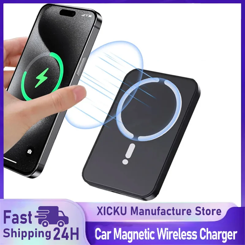 ที่ชาร์จไร้สายในรถยนต์แบบแม่เห - Wireless Car Charger Mount Fast Charging บทวิจารณ์และราคา