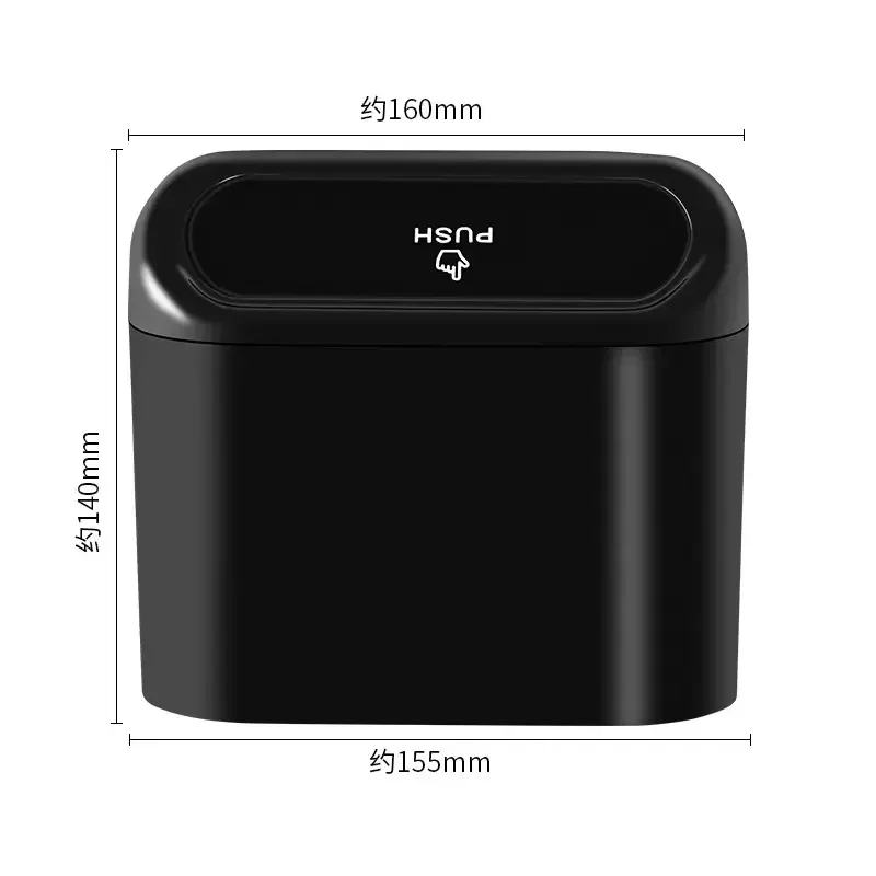 ถังขยะในรถยนต์ขนาดเล็กพร้อมฝาเ - Waterproof Car Trash Can With Lid บทวิจารณ์และราคา