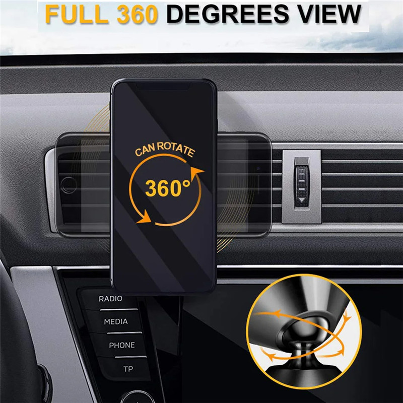 ที่ยึดโทรศัพท์ในรถยนต์แบบแม่เห - Magnetic Phone Holder For Car Vent บทวิจารณ์และราคา