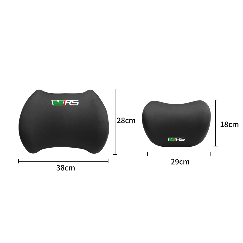 หมอนรองคอในรถยนต์เมมโมรี่โฟมป้ - Memory Foam Car Neck Pillow Lumbar Support บทวิจารณ์และราคา