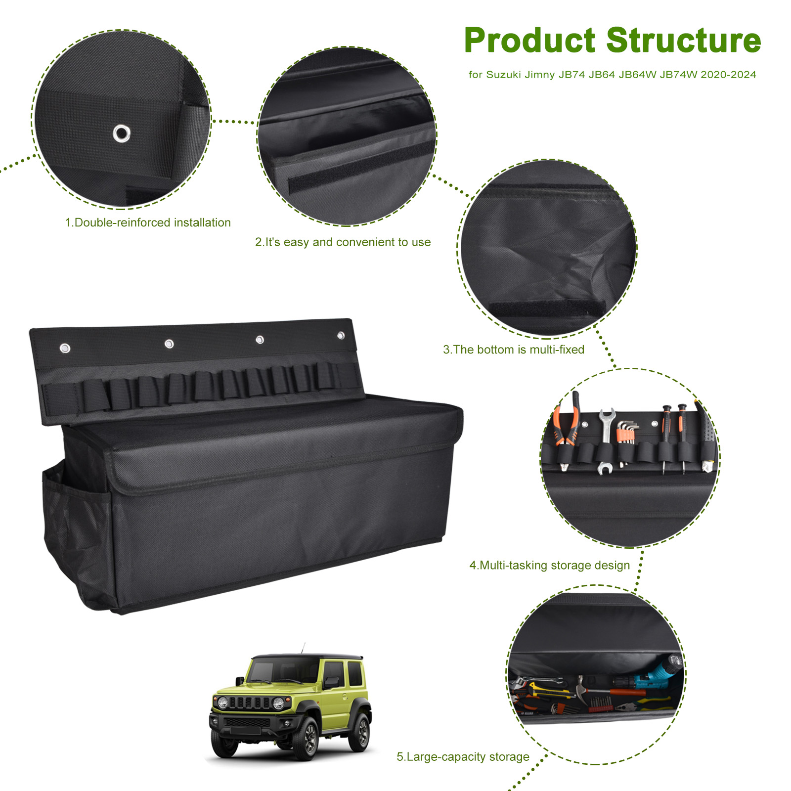 กระเป๋าเก็บของแบบพับได้สำหรับร - Car Trunk Organizer Foldable Storage Box บทวิจารณ์และราคา