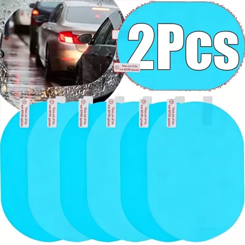 ฟิล์มกันฝ้า กันแสงสะท้อน กันฝน - Anti Glare Car Rearview Mirror Film บทวิจารณ์และราคา