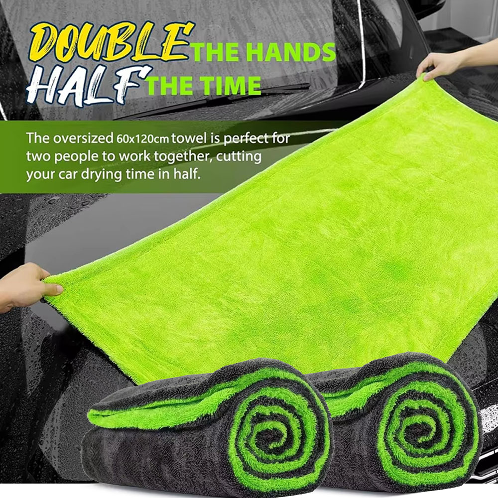 ผ้าไมโครไฟเบอร์หนาพิเศษสำหรับล - Microfiber Car Drying Towel Super Absorbent บทวิจารณ์และราคา