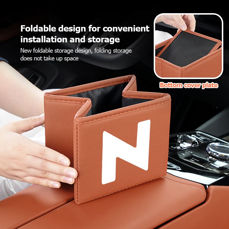 ถังขยะในรถยนต์แบบพับได้ ถุงเก็ - Waterproof Car Trash Can With Lid บทวิจารณ์และราคา