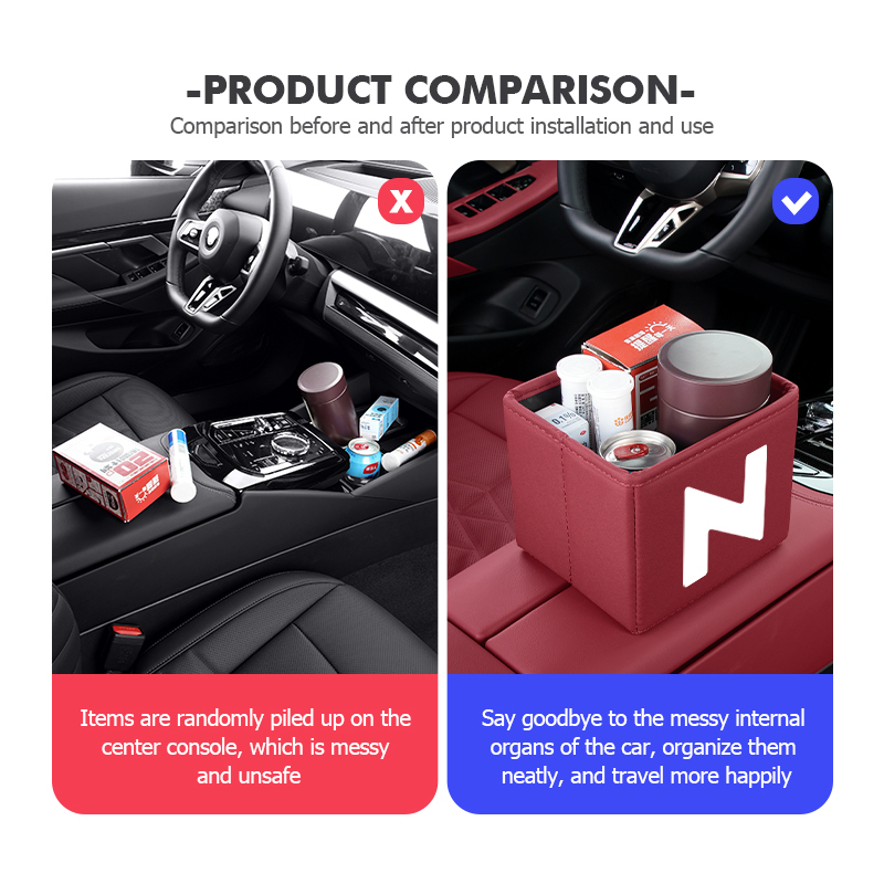 ถังขยะในรถยนต์แบบพับได้ ถุงเก็ - Waterproof Car Trash Can With Lid บทวิจารณ์และราคา