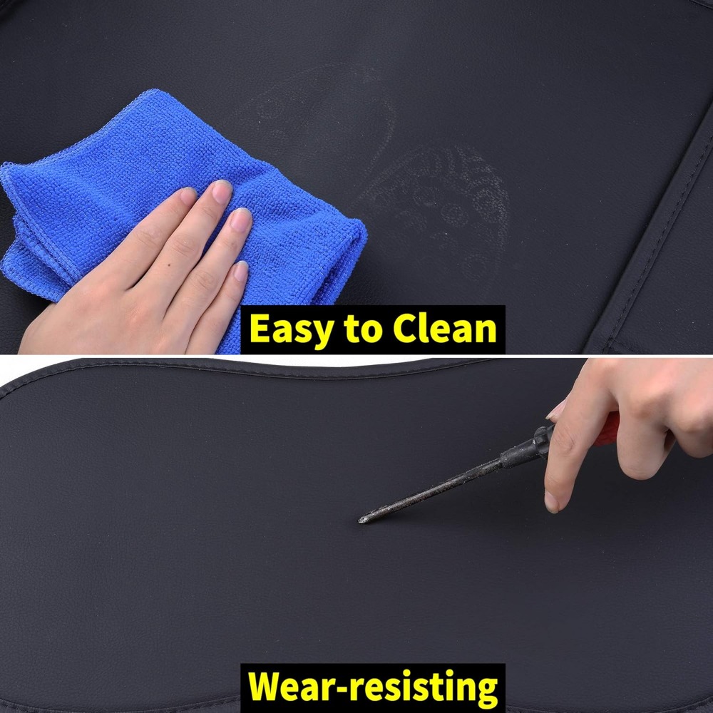 ชุดหุ้มเบาะรถยนต์ 5 ชิ้น แบบเต - Leather Car Seat Covers Full Set Universal บทวิจารณ์และราคา