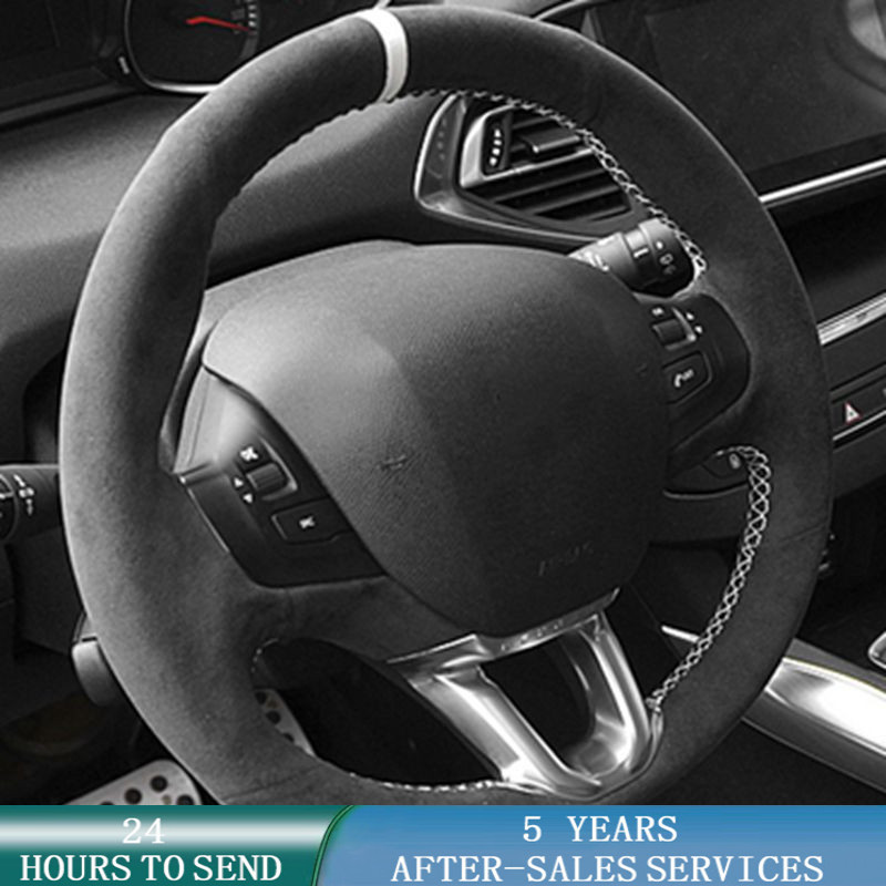 ที่กำหนดเองพวงมาลัยรถพวงมาลัยร - Car Steering Wheel Cover Anti Slip Breathable บทวิจารณ์และราคา