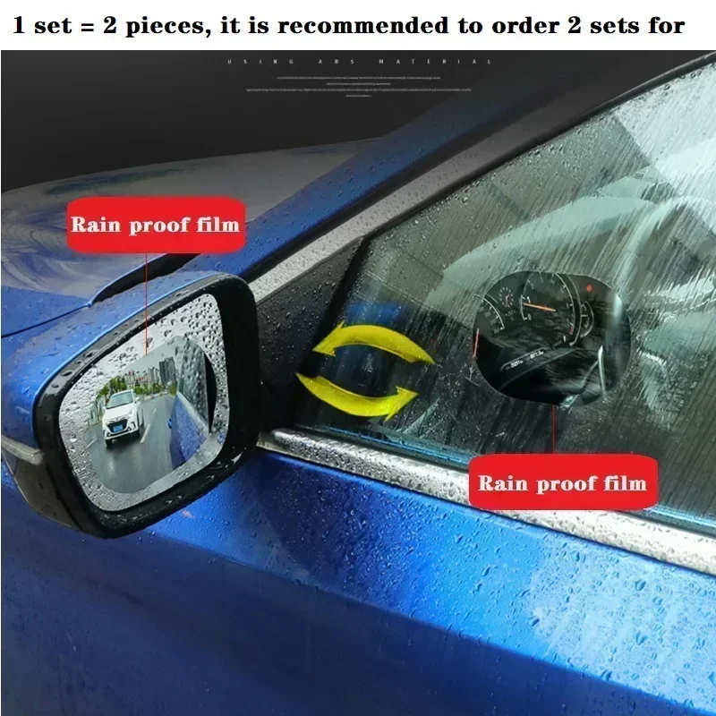 ฟิล์มป้องกันกระจกมองหลังรถยนต์ - Anti Glare Car Rearview Mirror Film บทวิจารณ์และราคา
