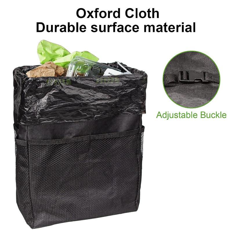 ถังขยะในรถยนต์ ไม่ต้องเจาะ ติด - Waterproof Car Trash Can With Lid บทวิจารณ์และราคา
