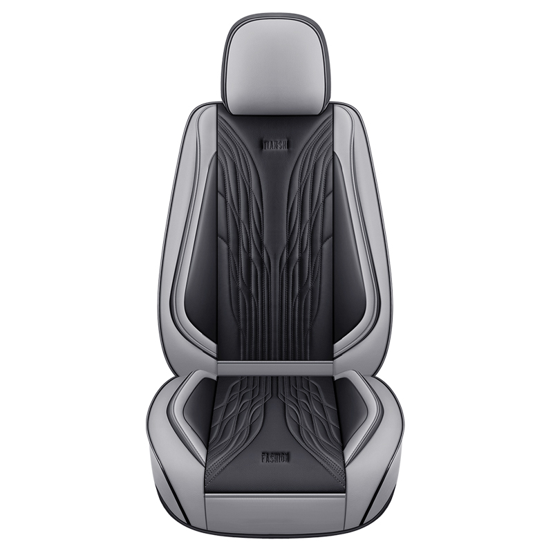 ชุดหุ้มเบาะรถยนต์หนังดีไซน์ใหม - Leather Car Seat Covers Full Set Universal บทวิจารณ์และราคา