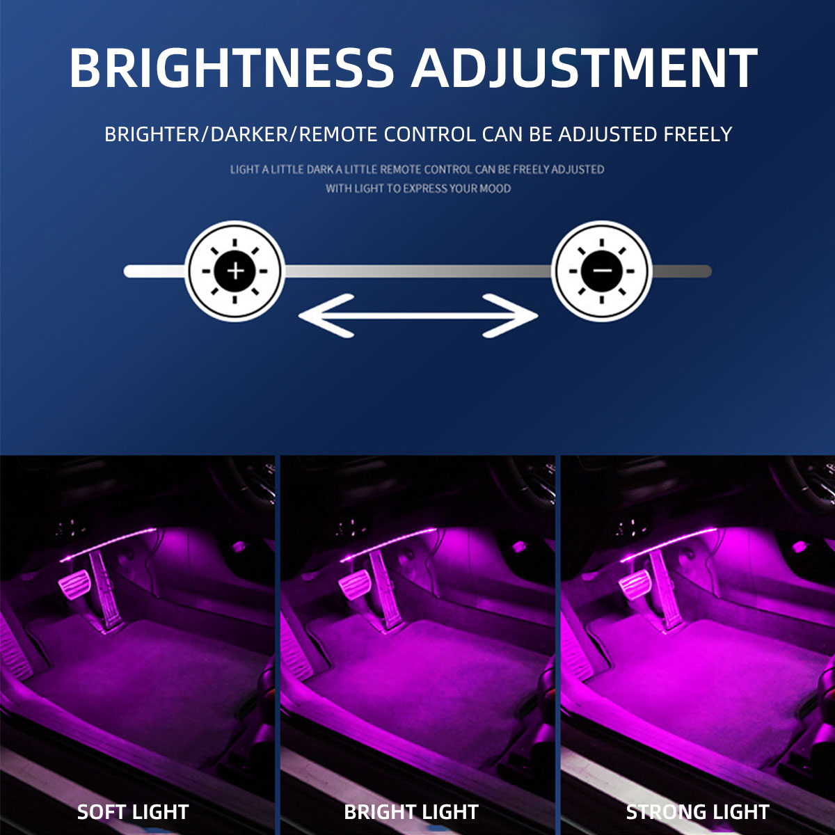 ไฟตกแต่งภายในรถยนต์ 2/4in1 นีอ - Led Ambient Interior Car Lights App Control บทวิจารณ์และราคา
