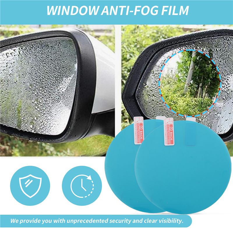 A10E-4 ชิ้นฟิล์มกระจกมองหลังรถ - Anti Glare Car Rearview Mirror Film บทวิจารณ์และราคา