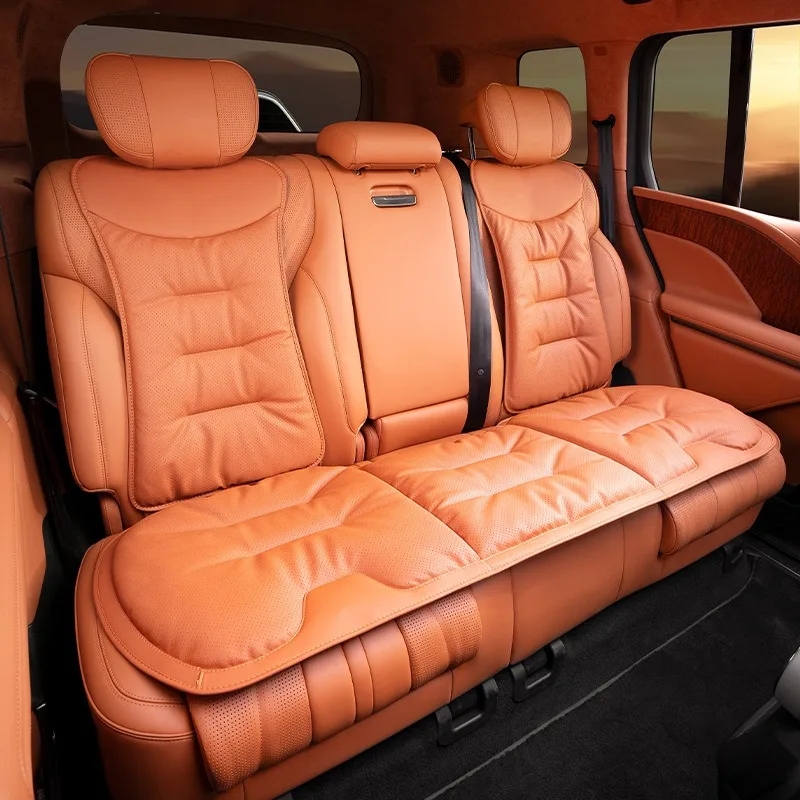ผ้าคลุมเบาะรถยนต์หนังนัปปะอเนก - Leather Car Seat Covers Full Set Universal บทวิจารณ์และราคา