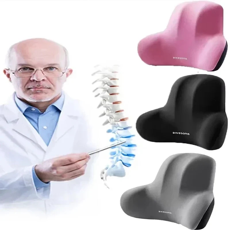 ชุดพนักพิงศีรษะและเบาะรองหลังเ - Memory Foam Car Neck Pillow Lumbar Support บทวิจารณ์และราคา