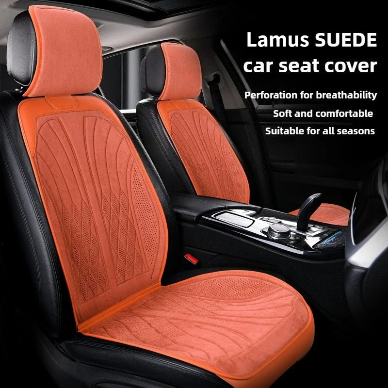 แผ่นรองเบาะรถยนต์หนังกลับหรูหร - Leather Car Seat Covers Full Set Universal บทวิจารณ์และราคา