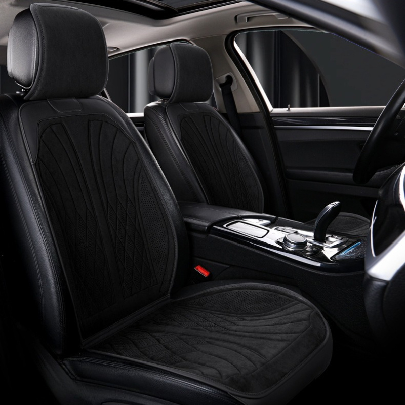 แผ่นรองเบาะรถยนต์หนังกลับหรูหร - Leather Car Seat Covers Full Set Universal บทวิจารณ์และราคา