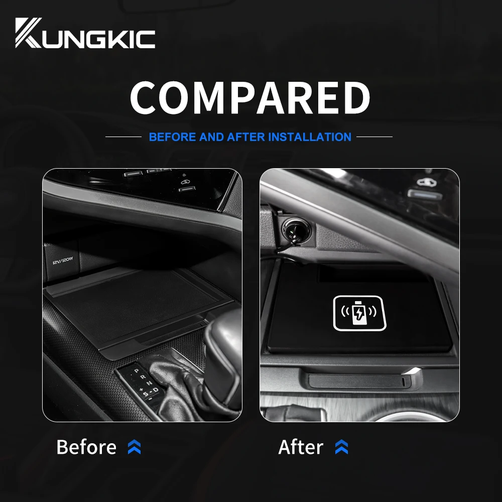 สำหรับโตโยต้า คัมรี่ 70 XV70 2 - Wireless Car Charger Mount Fast Charging บทวิจารณ์และราคา