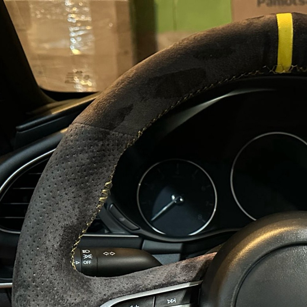 พวงมาลัยหุ้มพวงมาลัยรถยนต์หุ้ม - Car Steering Wheel Cover Anti Slip Breathable บทวิจารณ์และราคา
