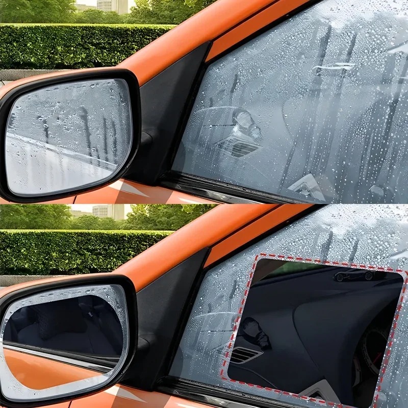 สติ๊กเกอร์ป้องกันกระจกมองข้างร - Anti Glare Car Rearview Mirror Film บทวิจารณ์และราคา