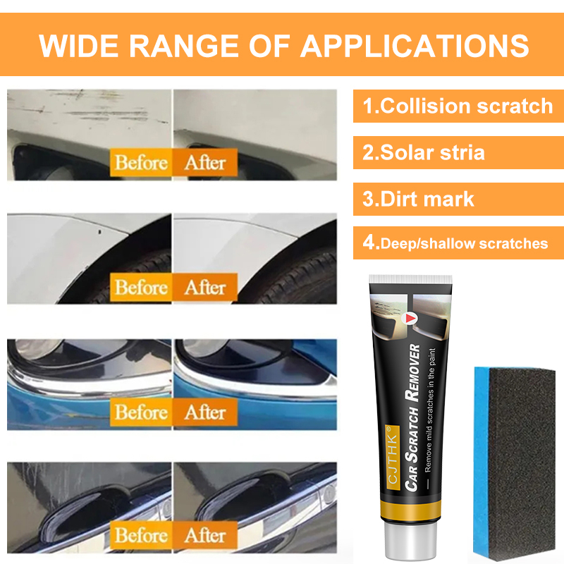 น้ำยาขัดลบรอยขีดข่วนรถยนต์ อุป - Car Scratch Repair Polishing Wax Paste บทวิจารณ์และราคา