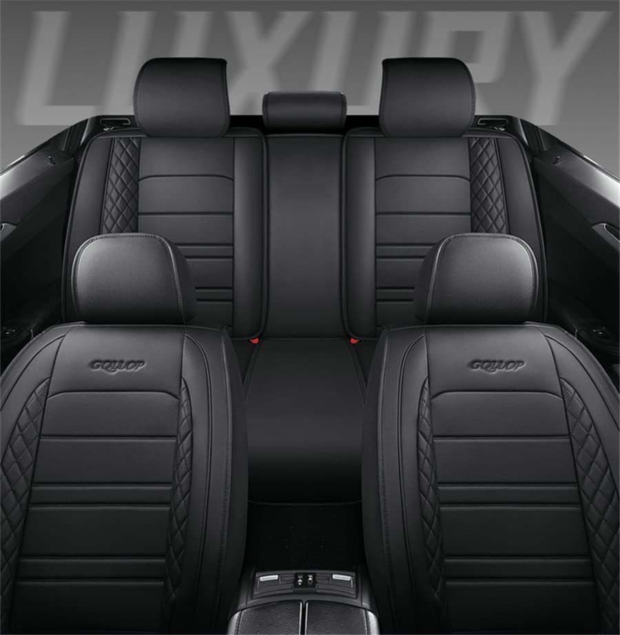 ปลอกหมอนอิงที่นั่งอัตโนมัติ,ชุ - Leather Car Seat Covers Full Set Universal บทวิจารณ์และราคา