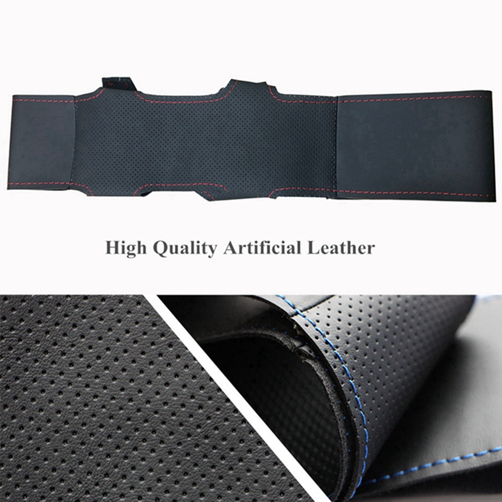 พวงมาลัยรถพวงมาลัยรถ Anti-SLIP - Car Steering Wheel Cover Anti Slip Breathable บทวิจารณ์และราคา