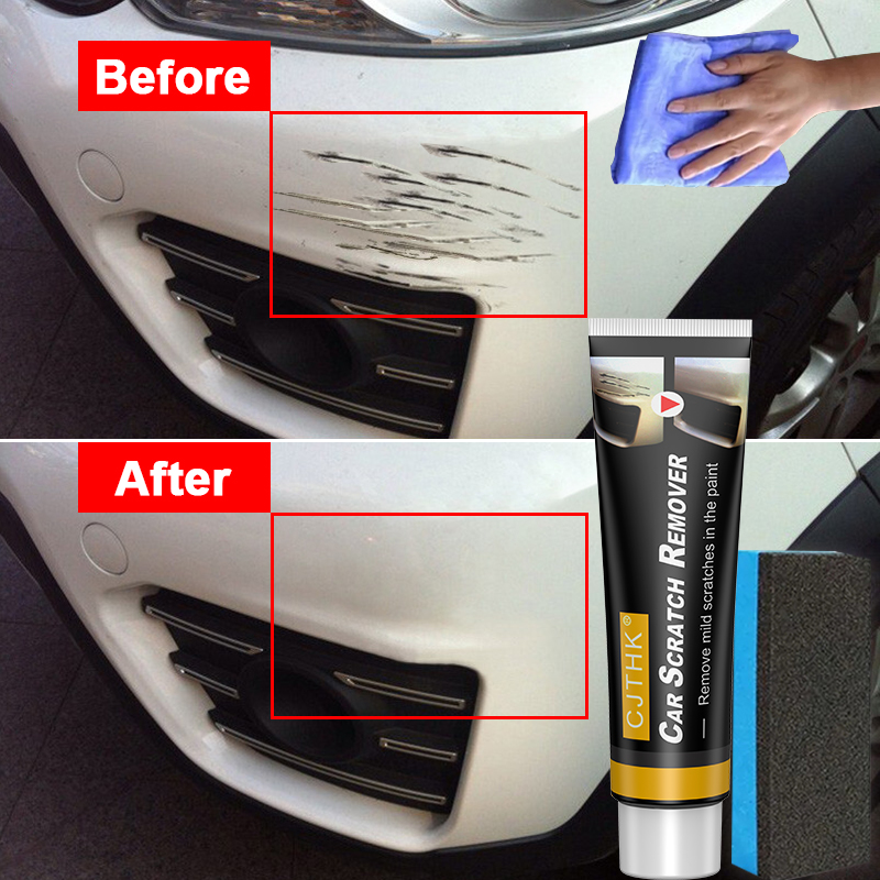 น้ำยาขัดลบรอยขีดข่วนรถยนต์ ชุด - Car Scratch Repair Polishing Wax Paste บทวิจารณ์และราคา