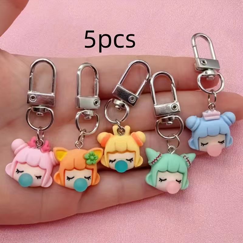 พวงกุญแจเรซินรูปเด็กผู้หญิง 5  - Car Accessories บทวิจารณ์และราคา
