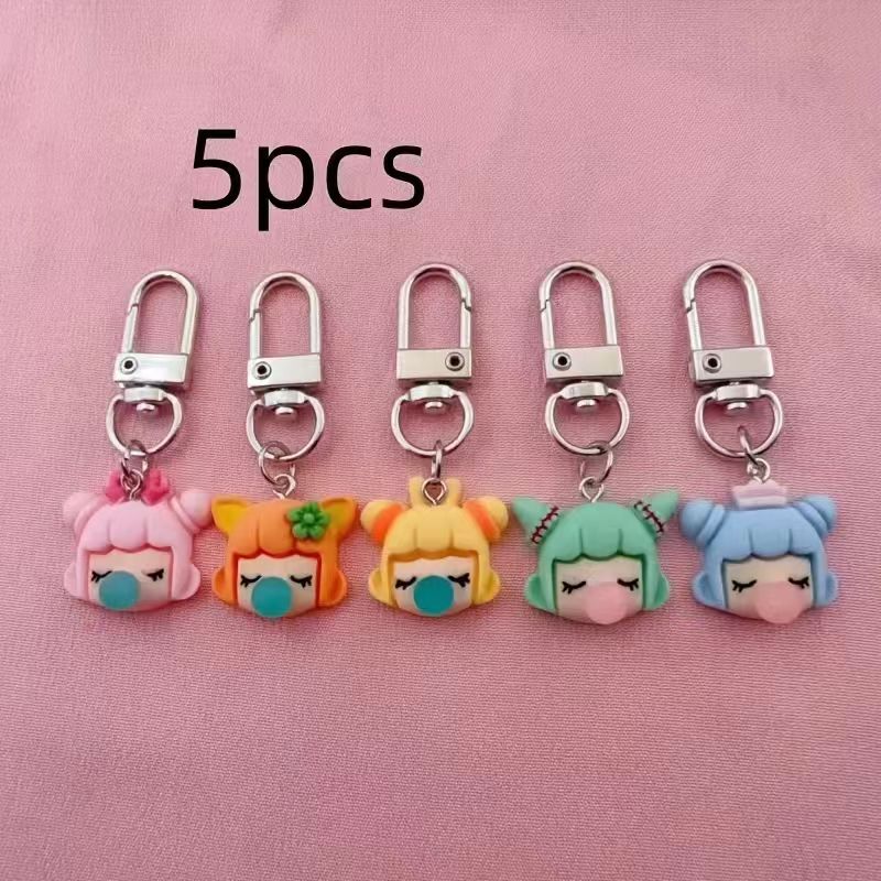 พวงกุญแจเรซินรูปเด็กผู้หญิง 5  - Car Accessories บทวิจารณ์และราคา