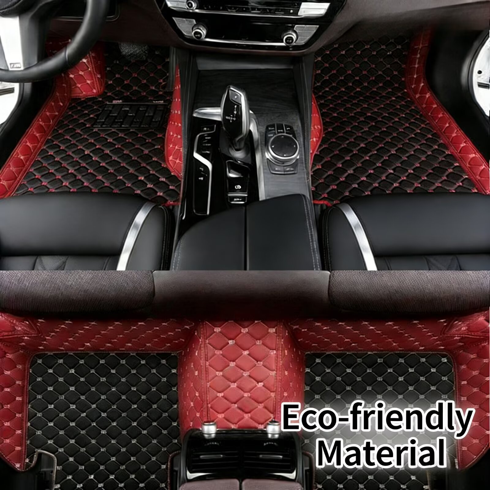 แผ่นรองพื้นรถยนต์หนัง สำหรับรถ - Car Floor Mats Universal Waterproof Leather บทวิจารณ์และราคา