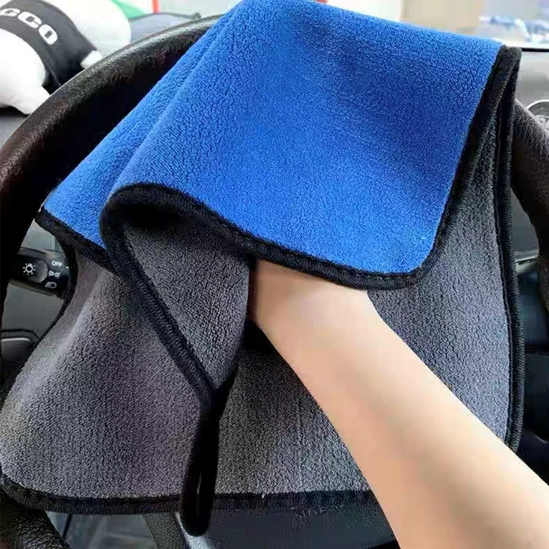 ผ้าเช็ดรถไมโครไฟเบอร์ 1/5 ชิ้น - Microfiber Car Drying Towel Super Absorbent บทวิจารณ์และราคา