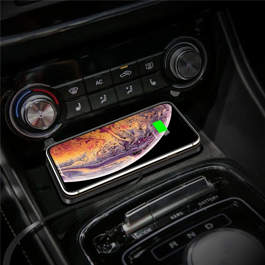 แท่นวางซิลิโคนแบบไร้สายที่ชาร์ - Wireless Car Charger Mount Fast Charging บทวิจารณ์และราคา