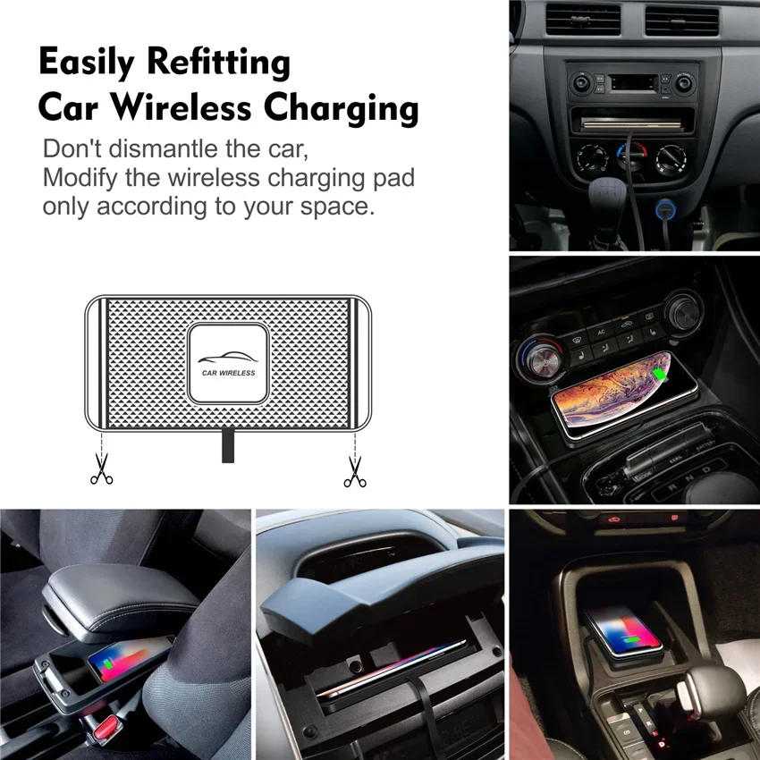 แท่นวางซิลิโคนแบบไร้สายที่ชาร์ - Wireless Car Charger Mount Fast Charging บทวิจารณ์และราคา