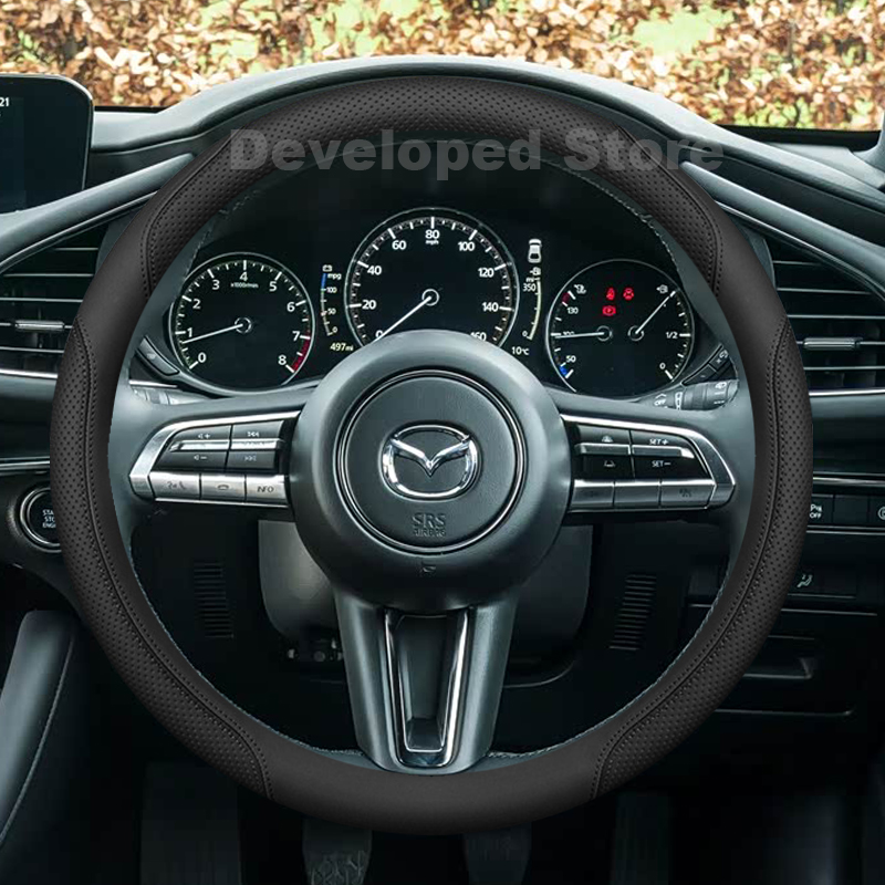 ฝาครอบพวงมาลัยรถยนต์สำหรับมาสด - Car Steering Wheel Cover Anti Slip Breathable บทวิจารณ์และราคา