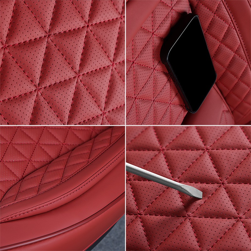 ชุดหุ้มเบาะรถยนต์แบบเต็มชุด, ห - Leather Car Seat Covers Full Set Universal บทวิจารณ์และราคา